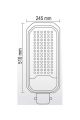 Beyaz Solar Sokak Armatürü 300W 6500K
