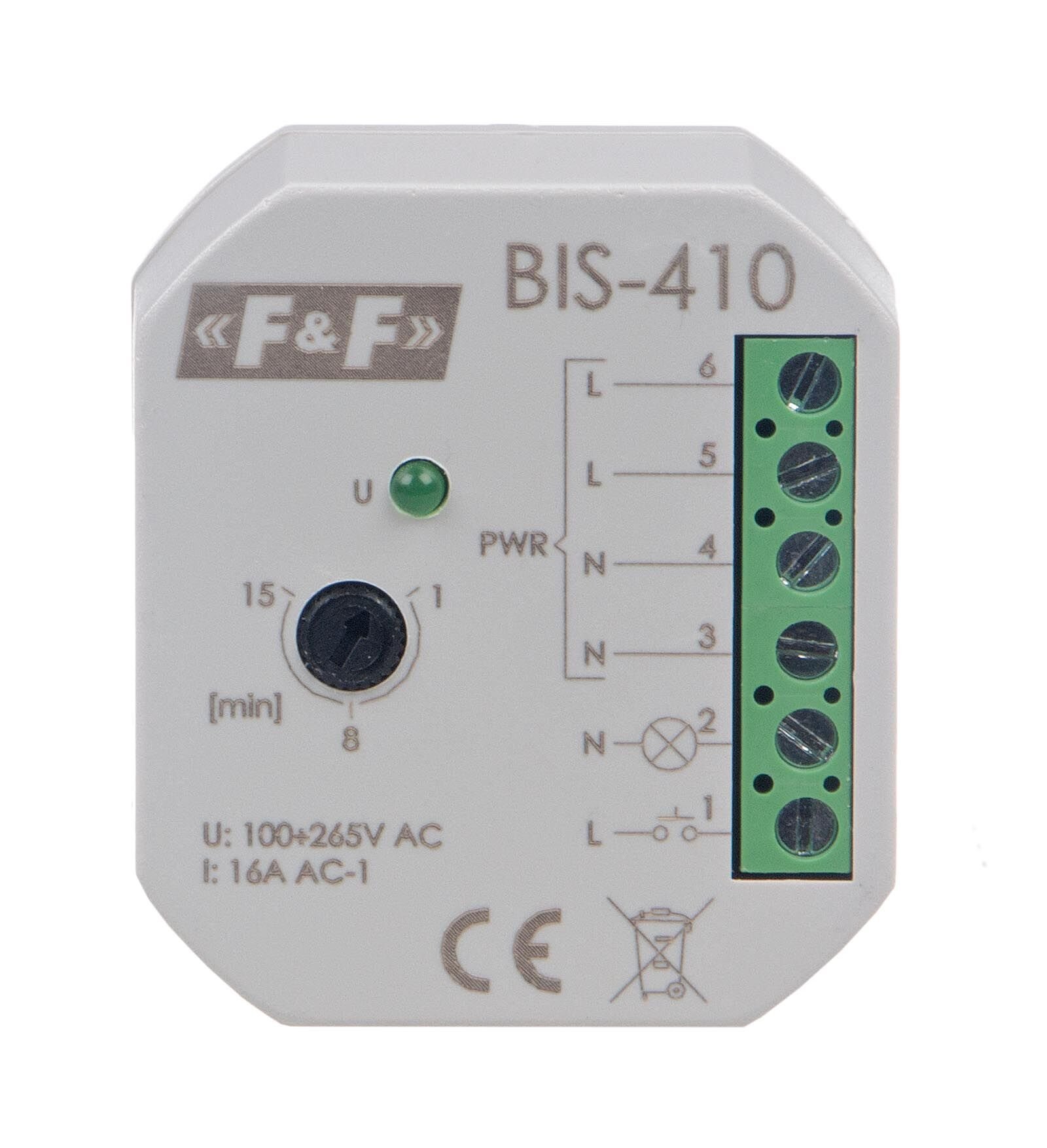F&F BIS-410 230 V İki durumlu röle