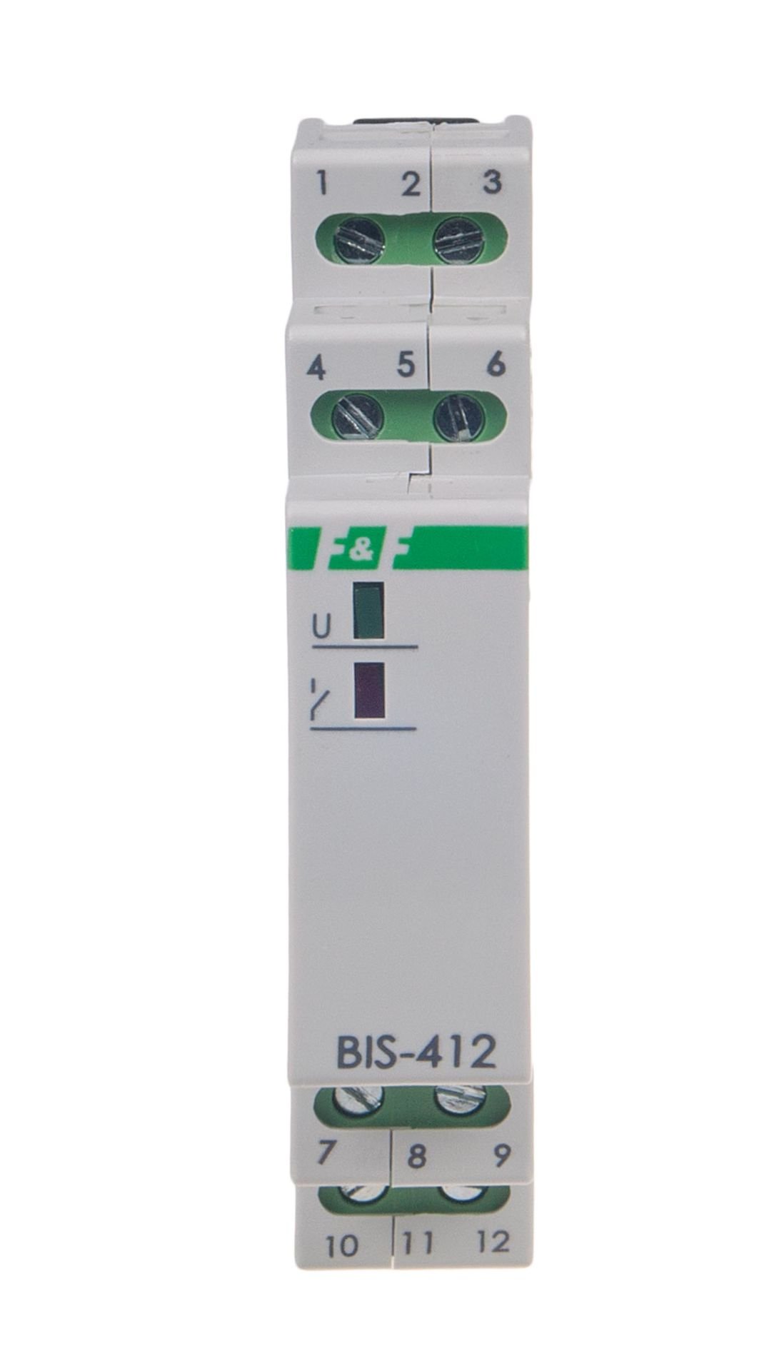 F&F BIS-412-LED 230 V Çift durumlu röle