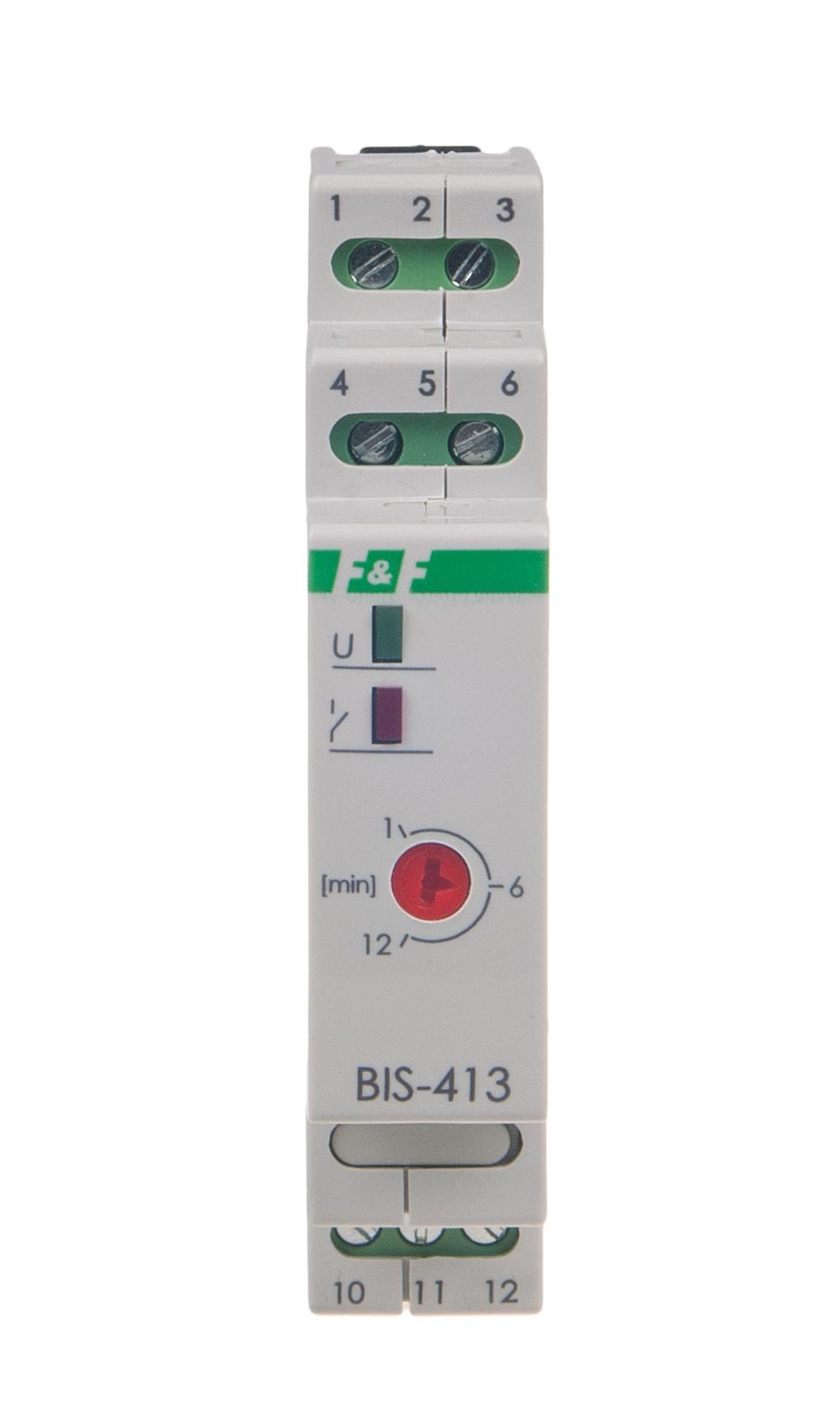F&F BIS-413-LED 230 V Çift durumlu röle