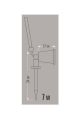 Cata CT-7310 7W 3200K Günışığı Solar Bahçe Armatürü