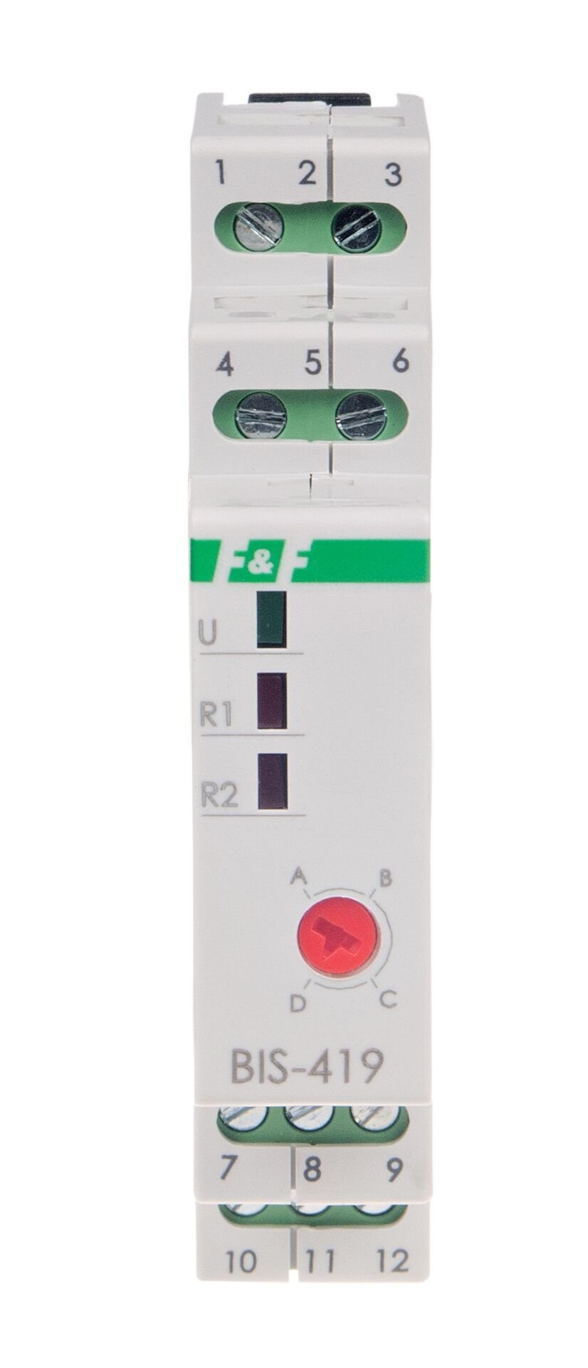 F&F BIS-419-LED 230 V Çift durumlu röle