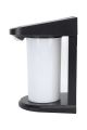 Ack Ag60-04851 127mmx105mmx179mm Dımlı Ip54 Sıyah Solar Led Duvar Aplıgı