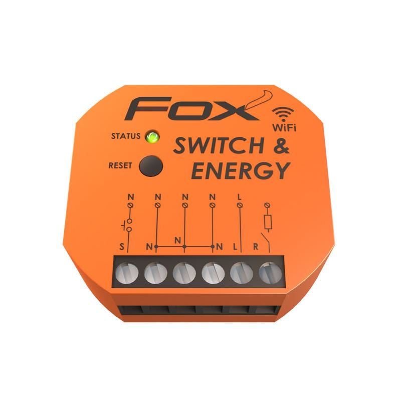 F&F WI-R1S1-P  230 V ANAHTAR & ENERJİ kutusu için Wi-Fi rölesi