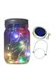 Solar Burda 3W Rgb Solar Peri Ledli Dekoratif Kavanoz
