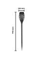 Forlife FL-3237 15W Alev Efektli Meşale Solar Çim Armatürü