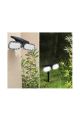 ACK AG60-02801 8W/h 3000K Günışığı Led Kazıklı İkili Solar Çim Armatürü