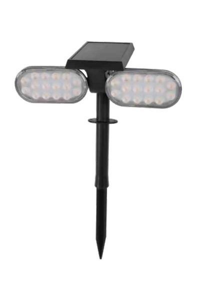 ACK AG60-02801 8W/h 3000K Günışığı Led Kazıklı İkili Solar Çim Armatürü