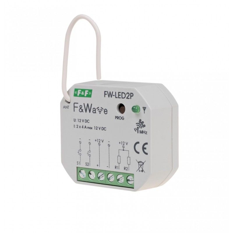 F&F FW-LED2P  İki kanallı LED sürücü 12V DC