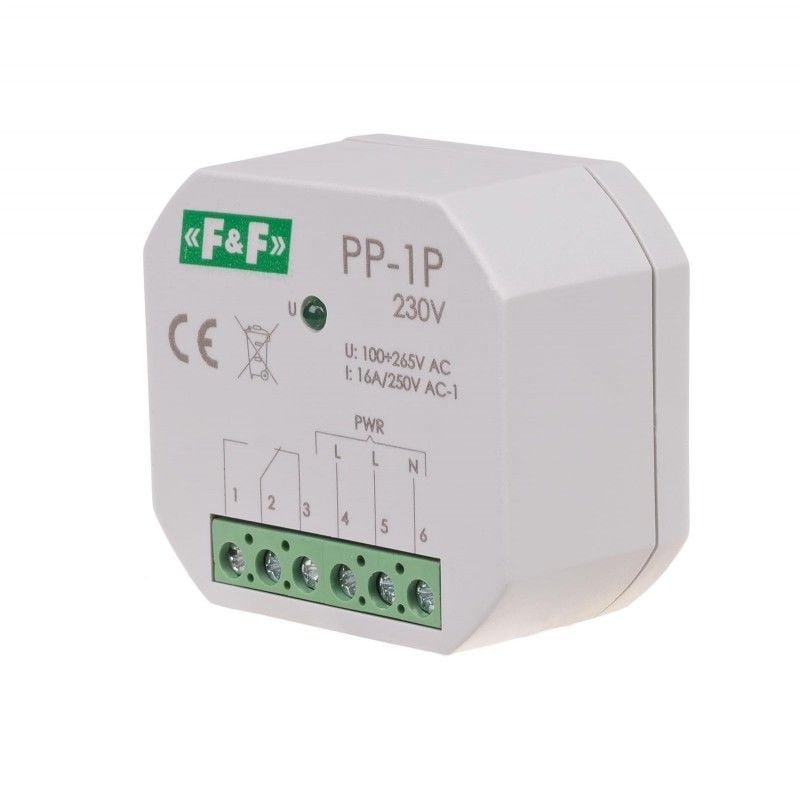 F&F PP-1P 230V Elektromanyetik röle