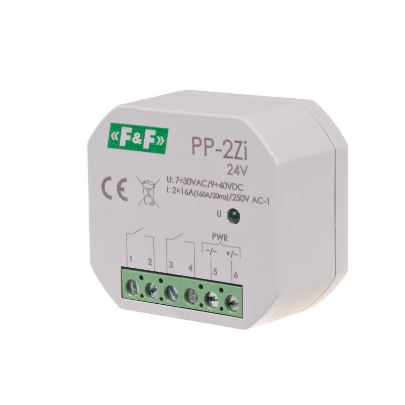 F&F PP-2Z-LED 24 V Elektromanyetik röle