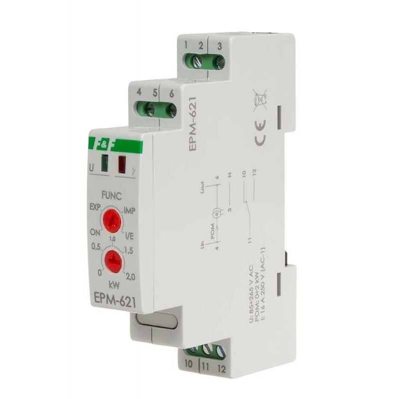 F&F EPM-621 çift ​​yönlü 1 fazlı akım rölesi