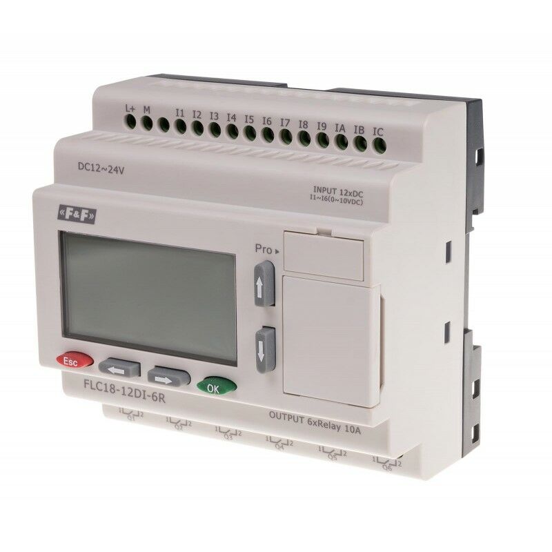 F&F FLC18-12DI-6R Programlanabilir kontrolör