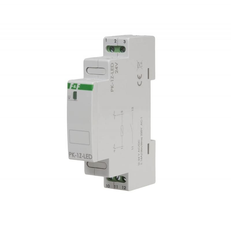 F&F PK-1Z-LED 24V Elektromanyetik röle