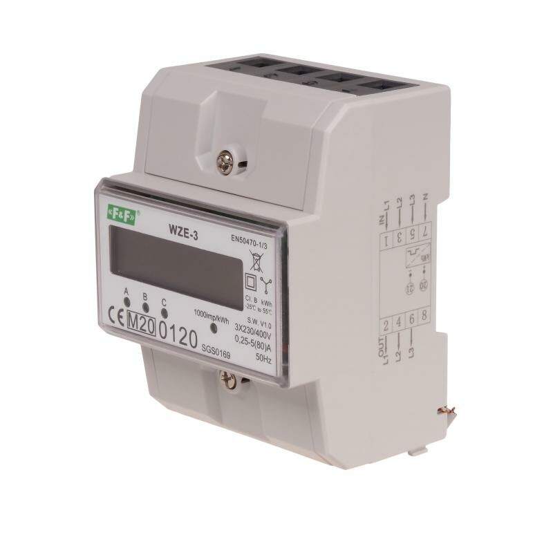 F&F WZE-3 enerji tüketimi ölçer