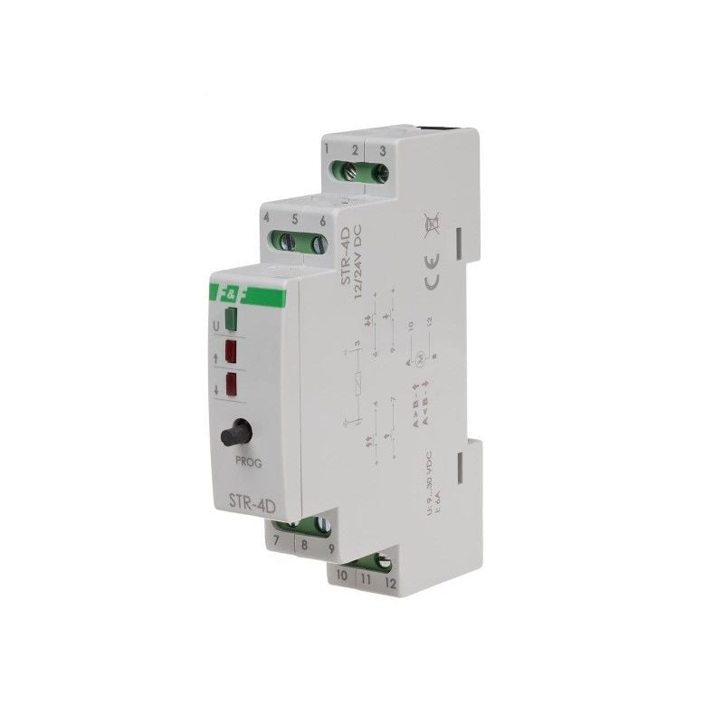 F&F STR-4D panjur kontrol cihazı 35 mm DIN rayı için