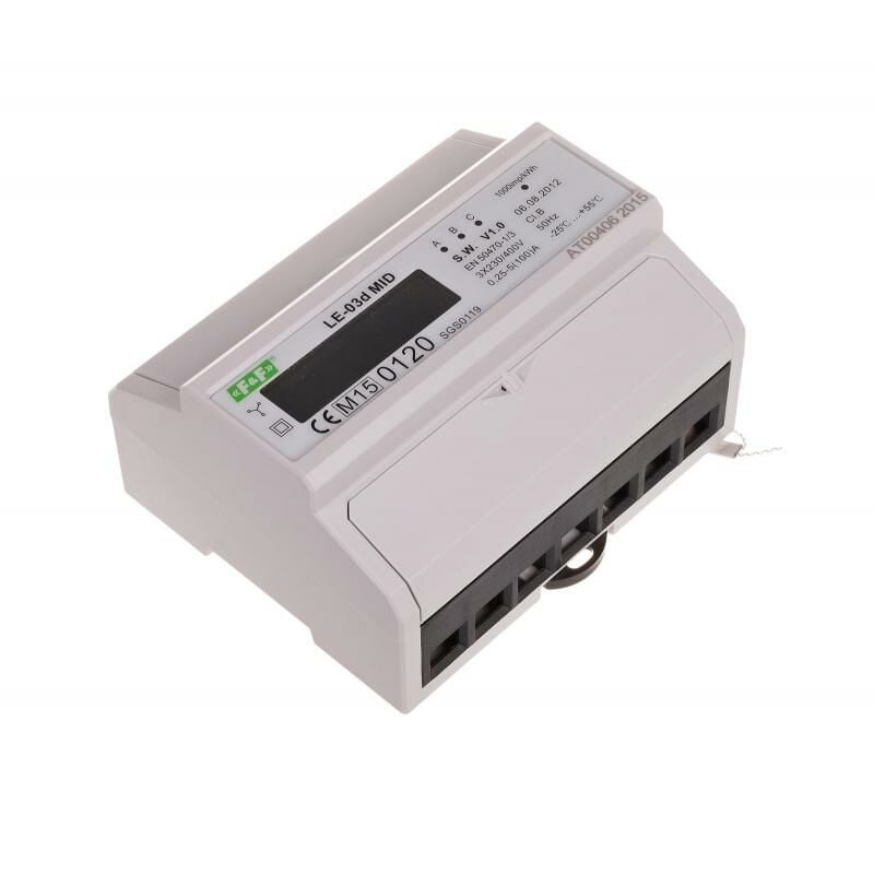 F&F LE-03D  Enerji tüketim sayacı Üç fazlı sayaç  Akım 100 A