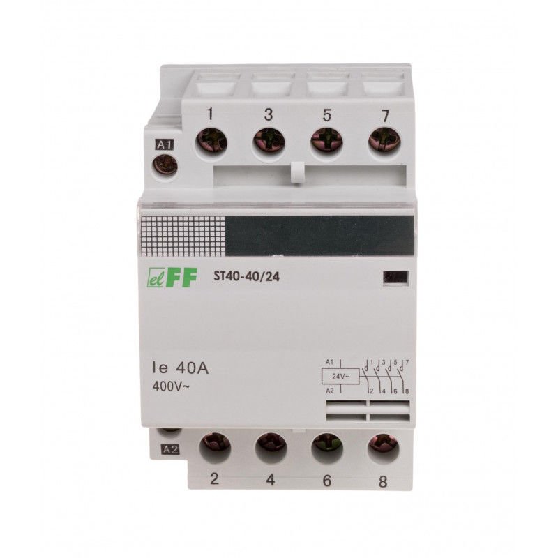 F&F ST40-40-24V modüler kontaktör