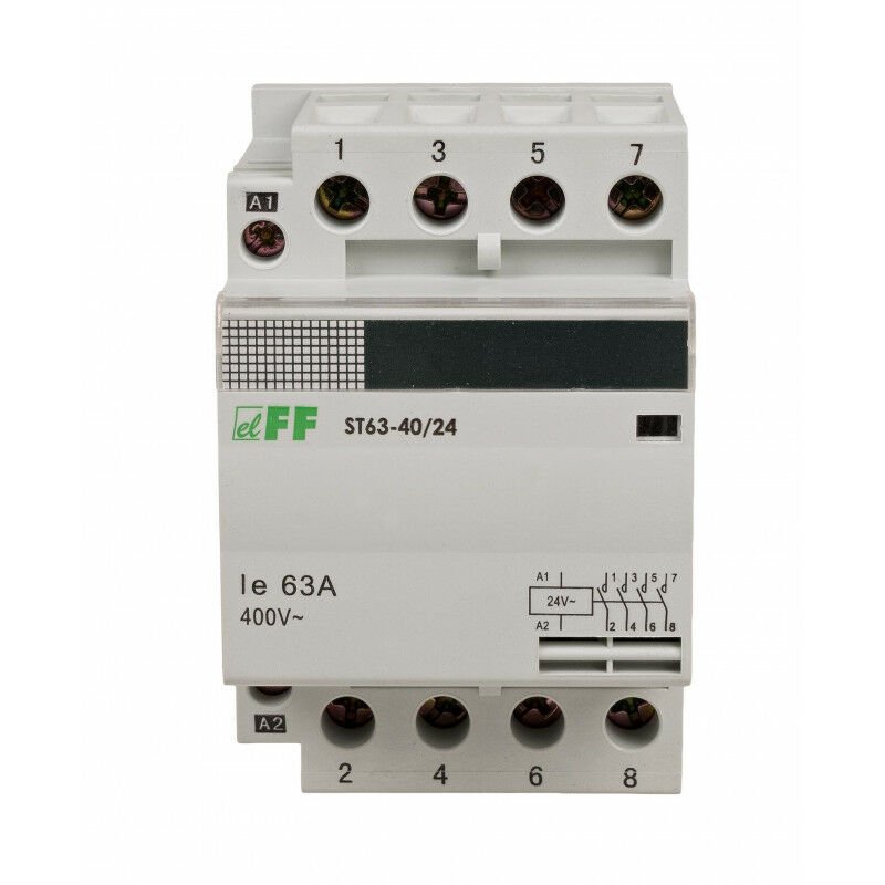 F&F ST63-40-24V  modüler kontaktör