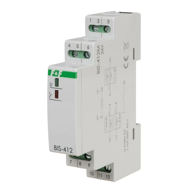 F&F BIS-412M 24V çift kararlı röle