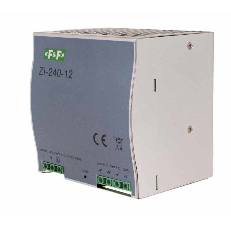 F&F ZI-240-12 Anahtarlamalı Güç Kaynağı 12 V-240 W