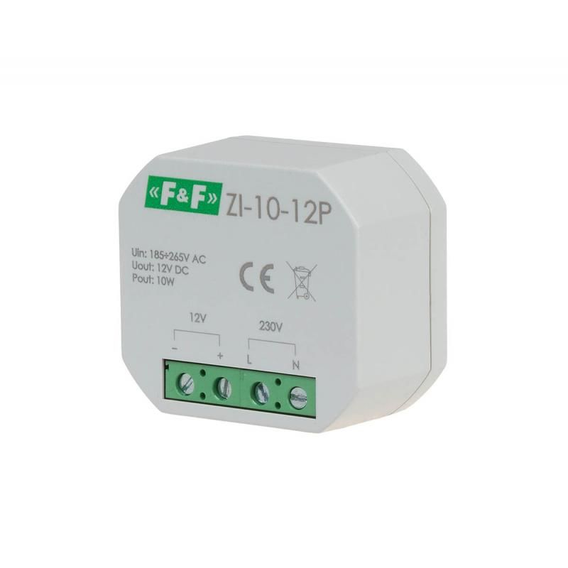 F&F ZI 10-12P  Sıva Altı Anahtarlamalı Güç Kaynağı 12 V-10 W