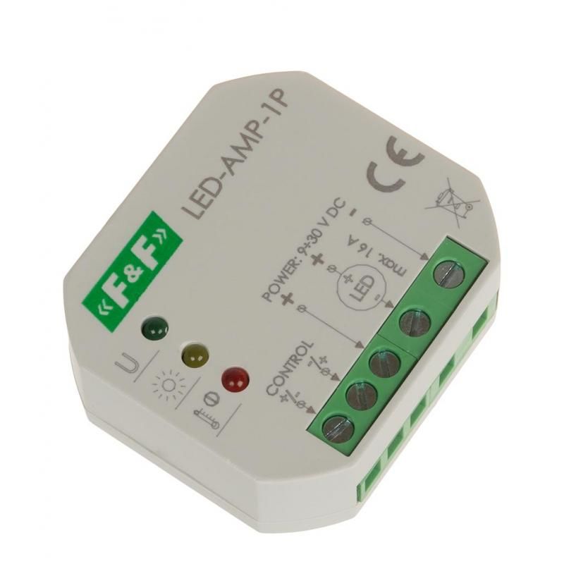 F&F LED-AMP-1P Güç Sinyali Amplifikatörü 12/24 V DC