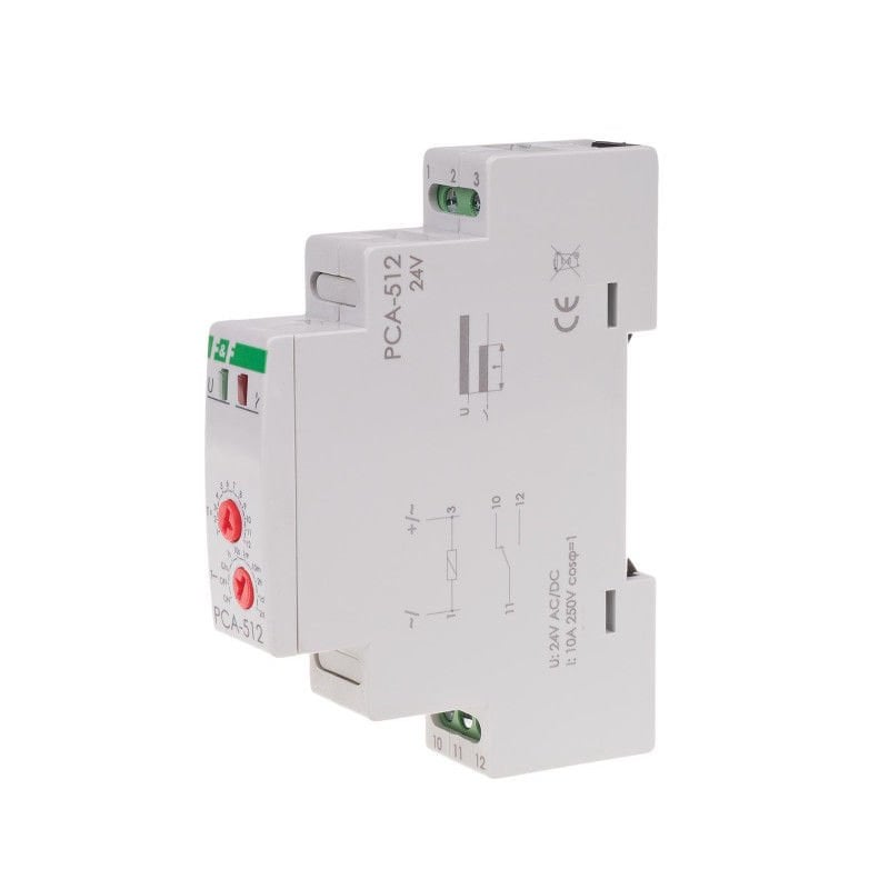 F&F PCA-512-24V Zaman Rölesi Gecikmeli Kapatma 24V AC/DC