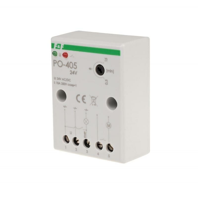F&F PO-405 24 V AC/DC  Zaman Rölesi Gecikmeli Bırakmalı