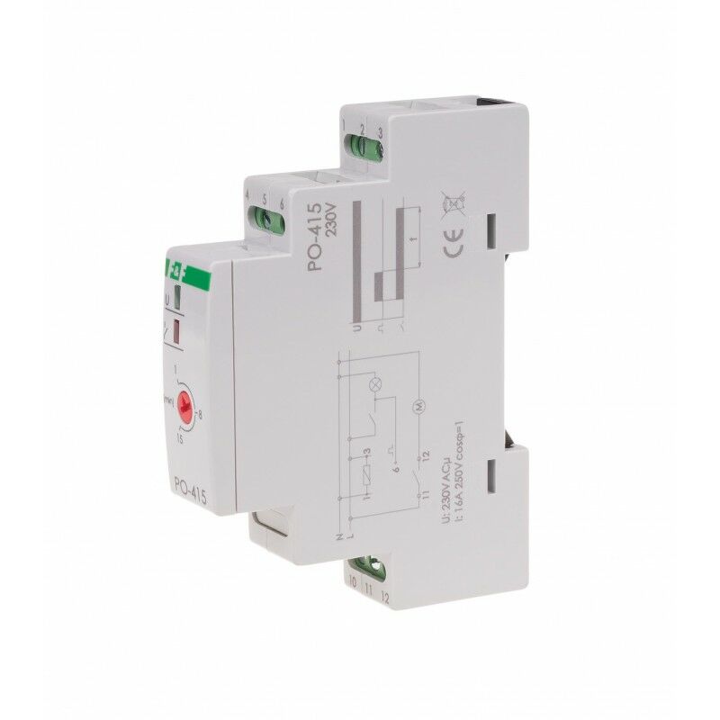 F&F PO-415 230 V AC Zaman Rölesi  Gecikmeli Bırakmalı