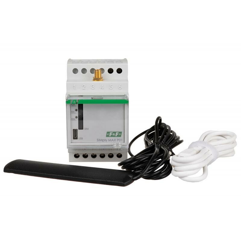 F&F SIMplyMAX-P01-12V İki Kanallı GSM Kontrol Cihazı