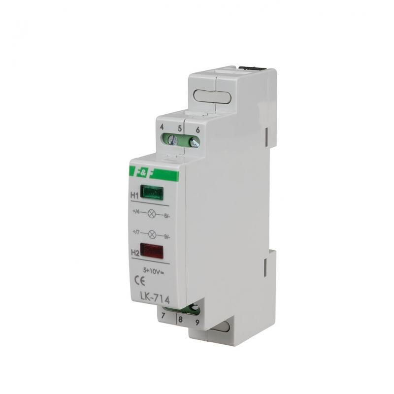 F&F LK-714-5-10V AC/DC Sinyal Lambası Yeşil, Kırmızı