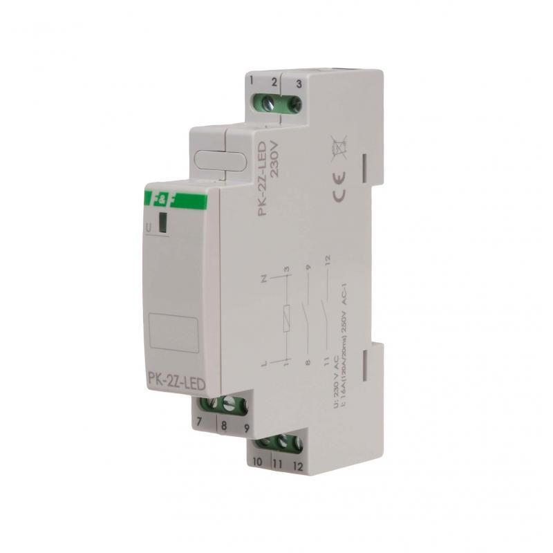 F&F PK-2Z-LED 230 V Elektromanyetik Röle
