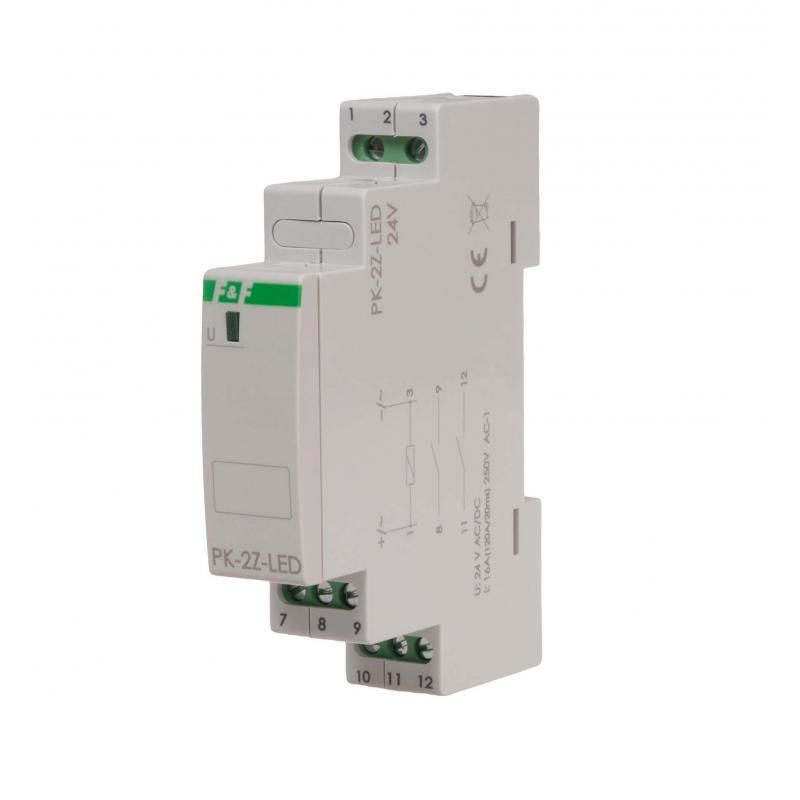 F&F PK-2Z-LED-24 V Elektromanyetik Röle