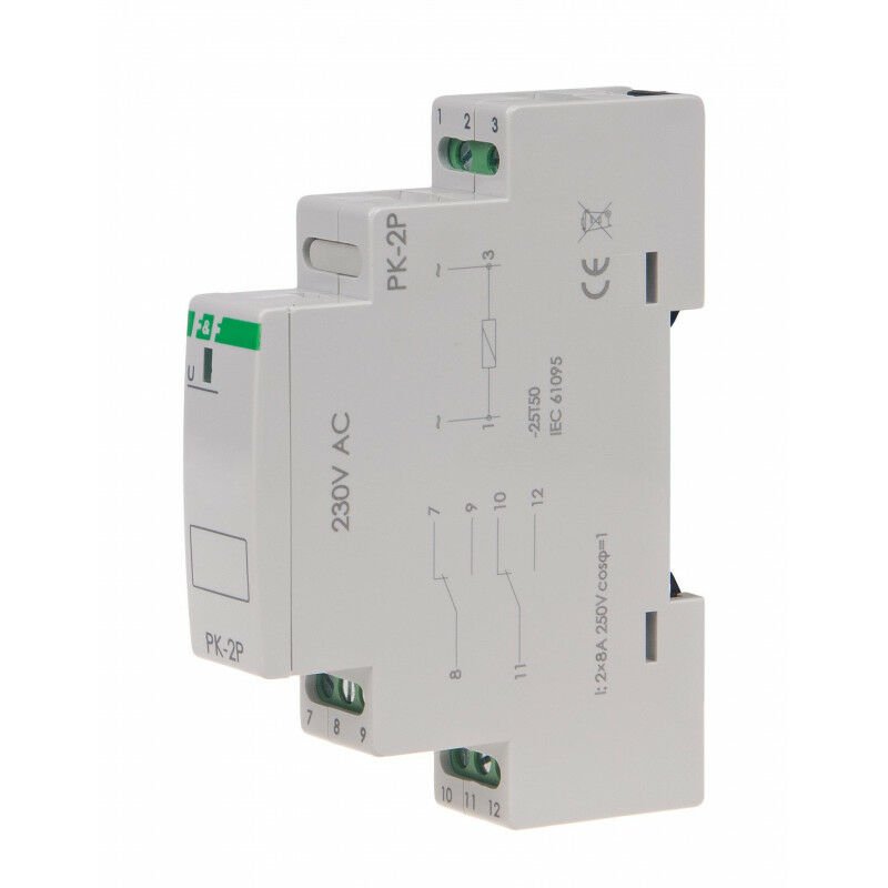 F&F PK-2P-230V Elektromanyetik Röle