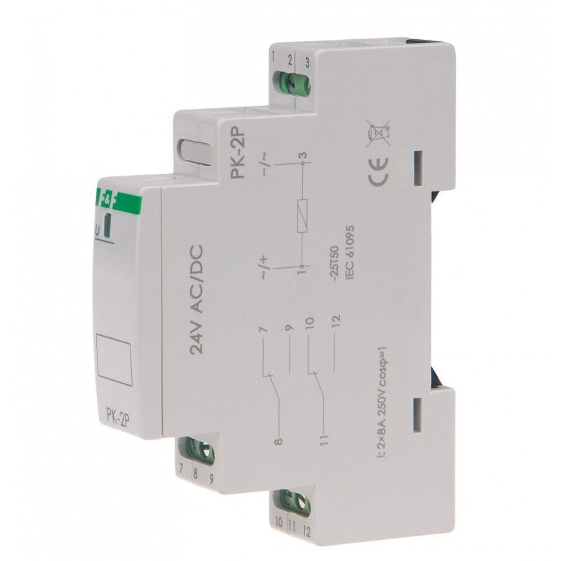 F&F PK-2P-24V Elektromanyetik Röle