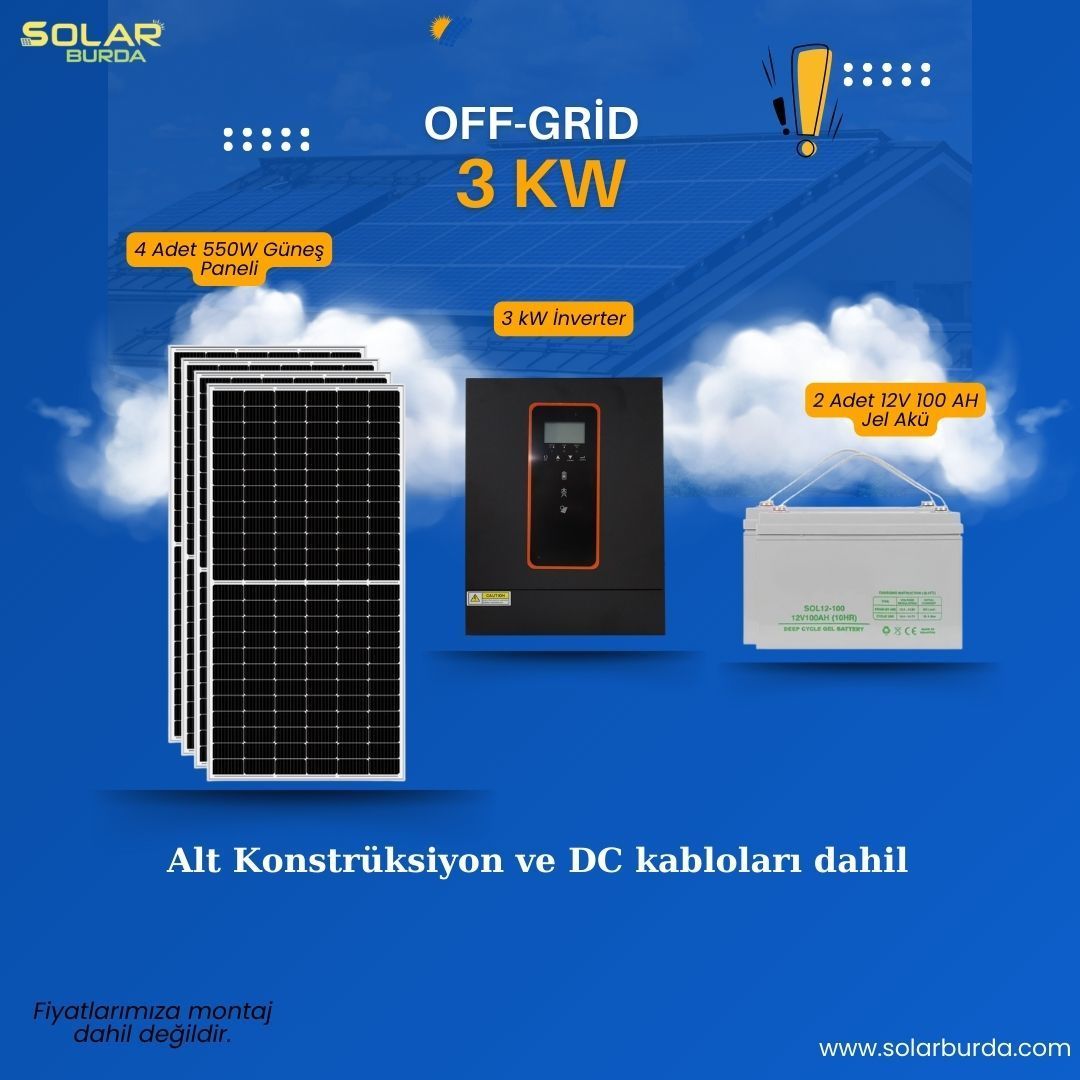 3 kW Solar Paket